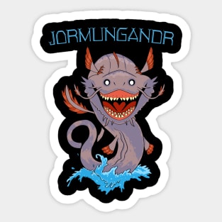 Wrath of the Serpent: Jormungandr in all its Glory Sticker